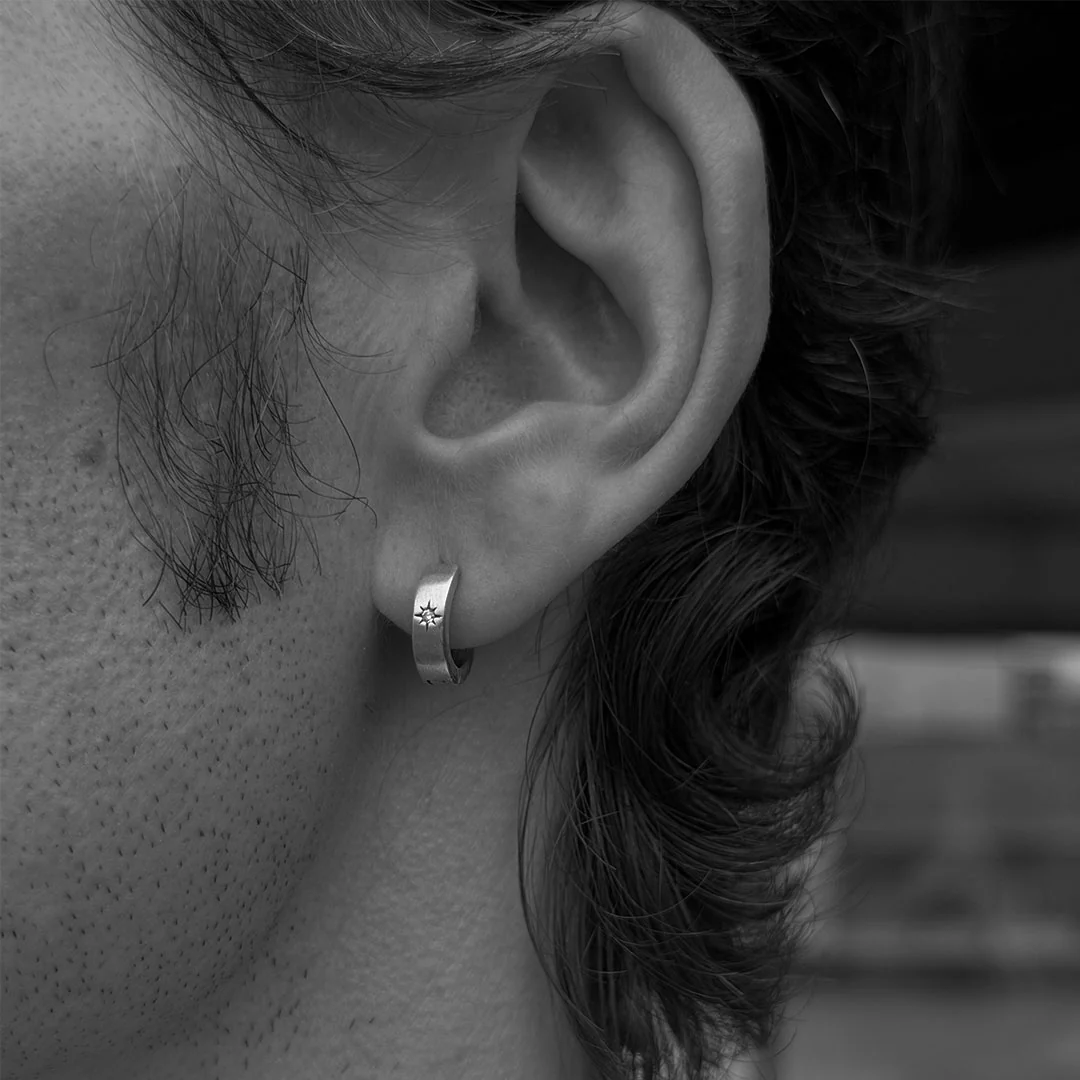 Gold Asteria Hoop Earring - Image 6