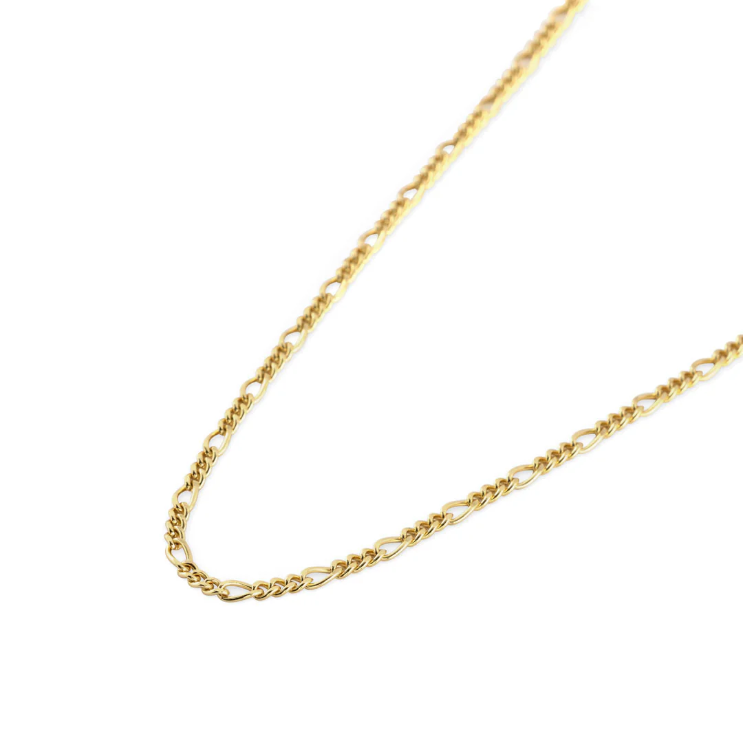 Gold Figaro Necklace - Image 4