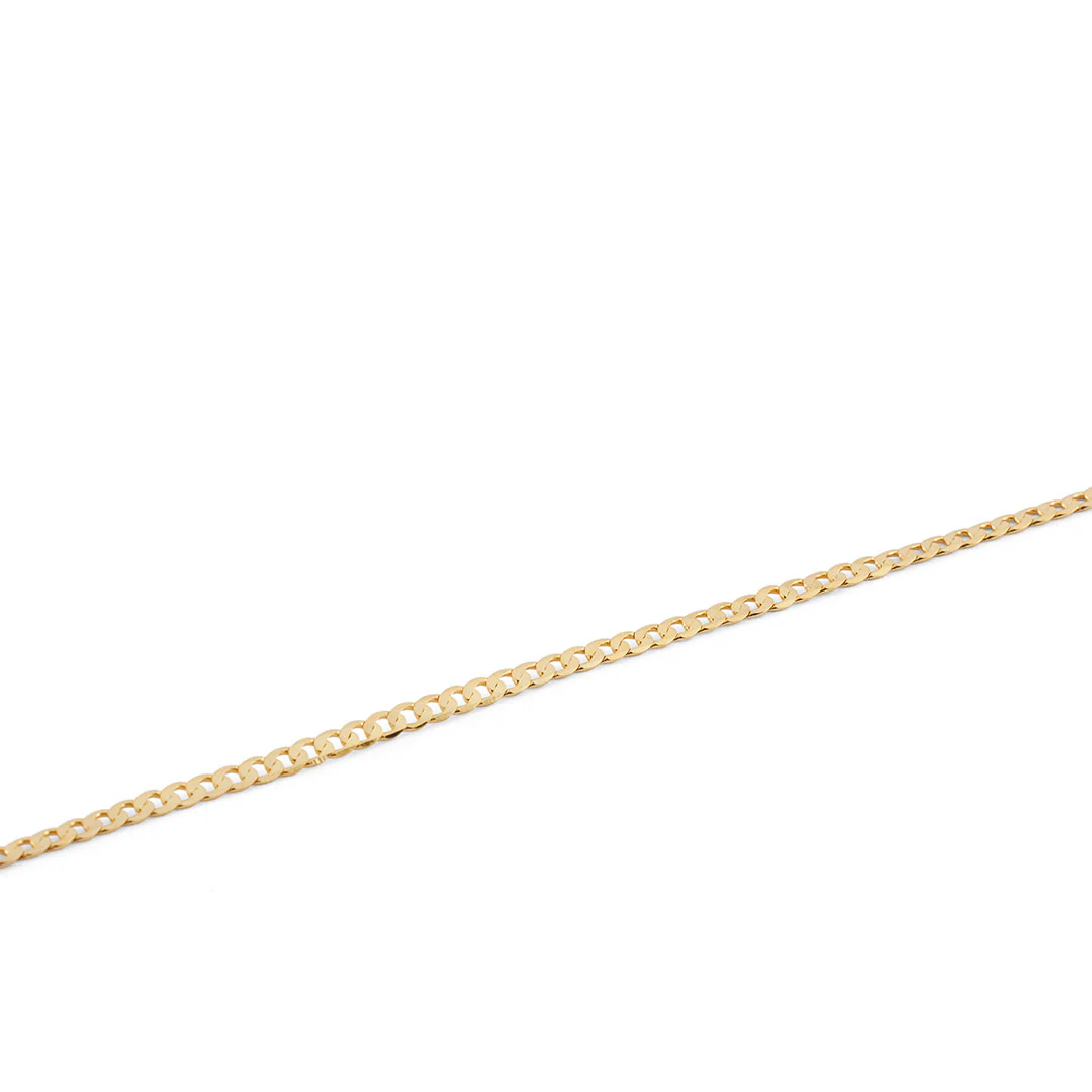 Gold Flat Cuban Chain - Image 4