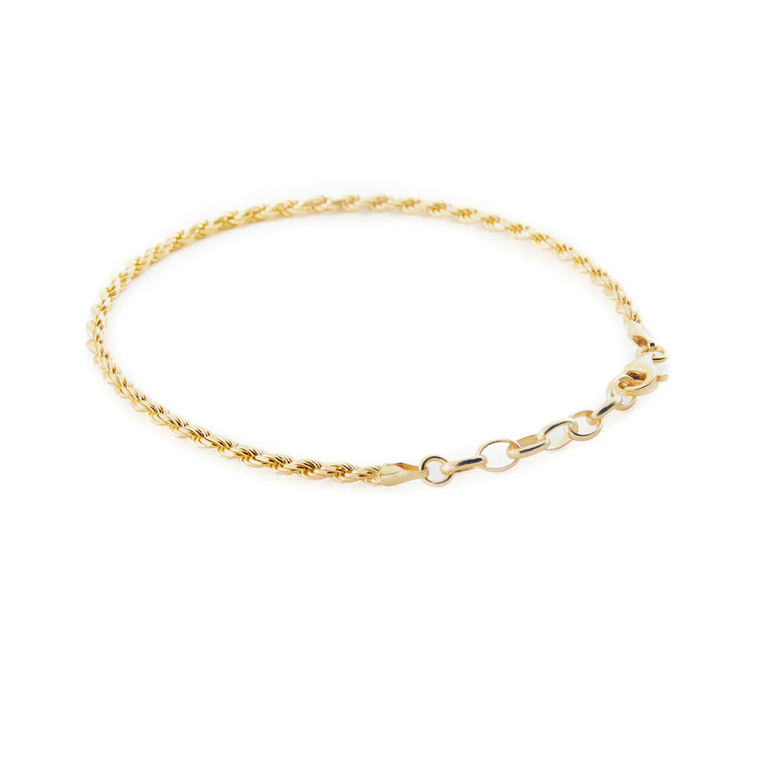 Gold Rope Bracelet - Image 5