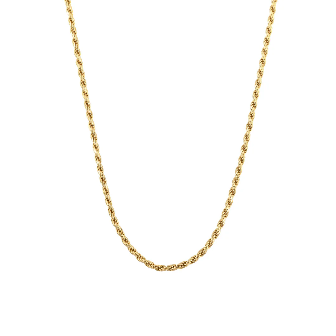Gold Rope Necklace - Image 3