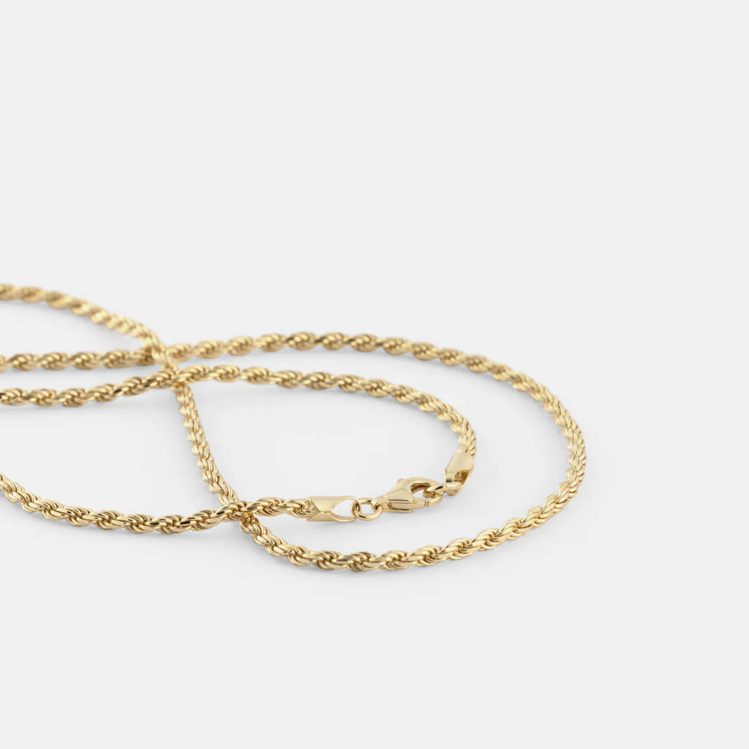 Gold Rope Necklace - Image 5