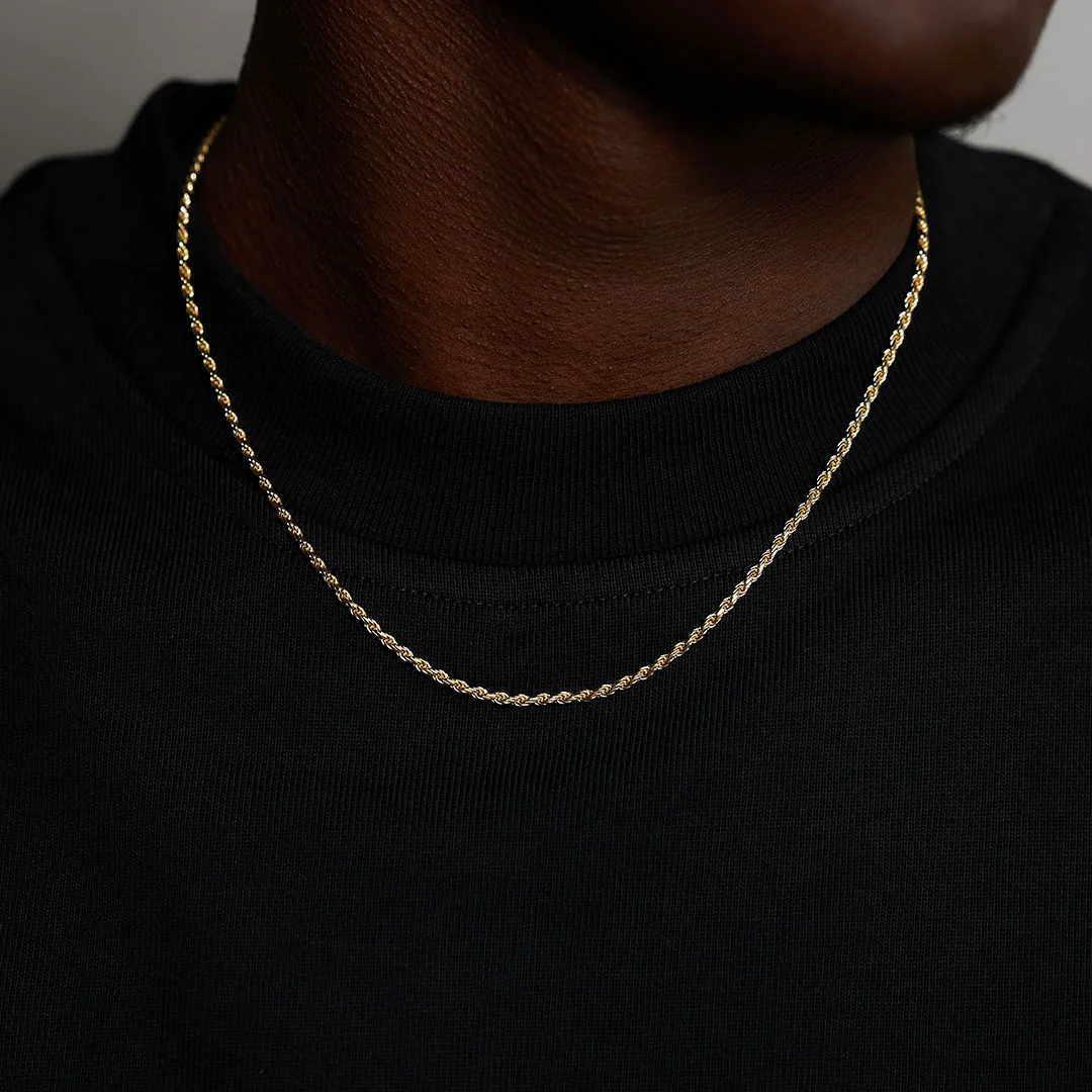 Gold Rope Necklace - Image 6