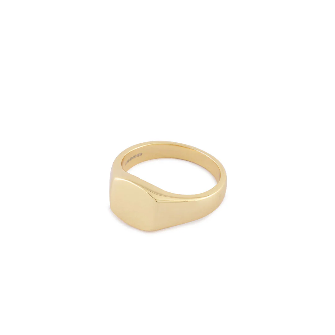 Gold Signet Ring - Image 4