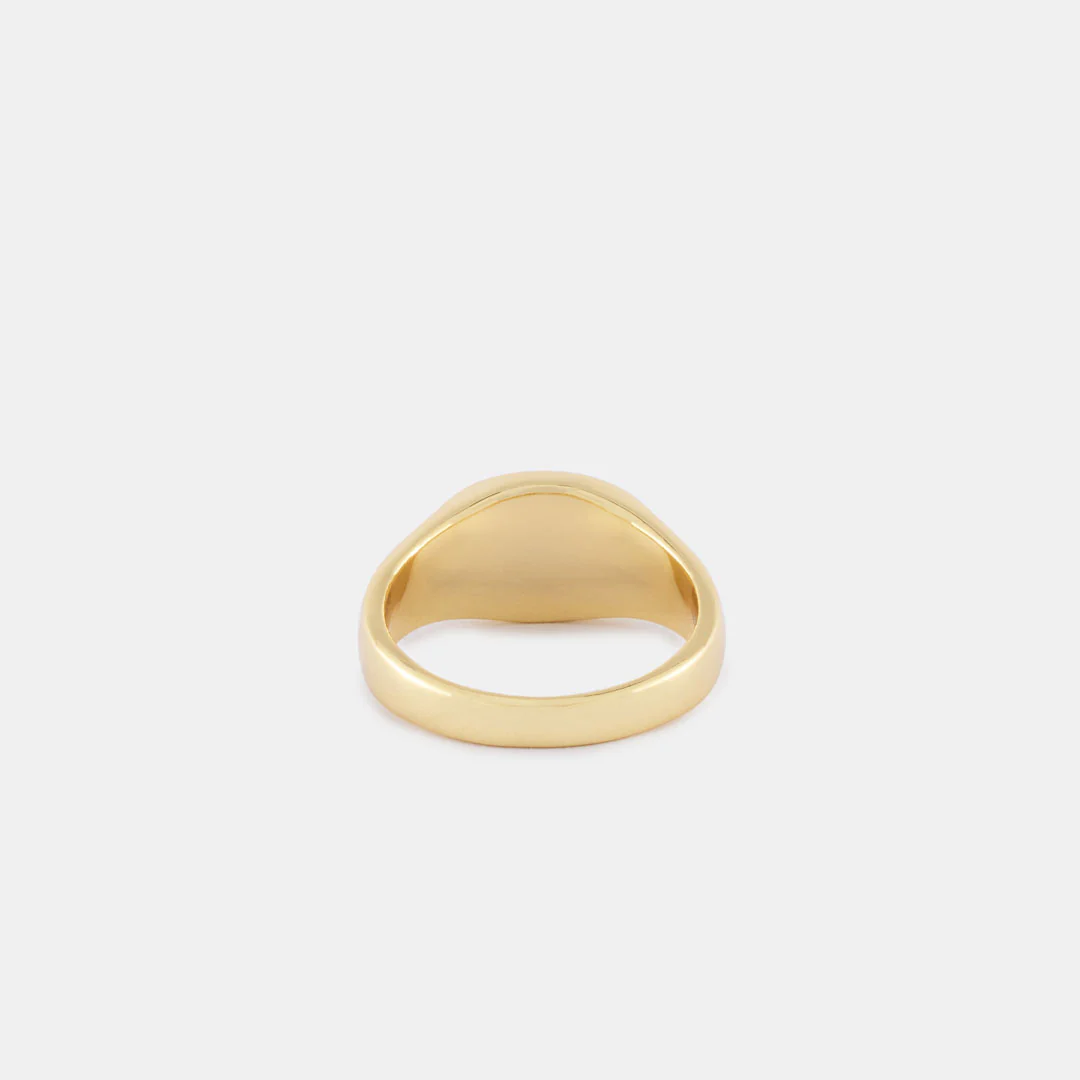 Gold Signet Ring - Image 5