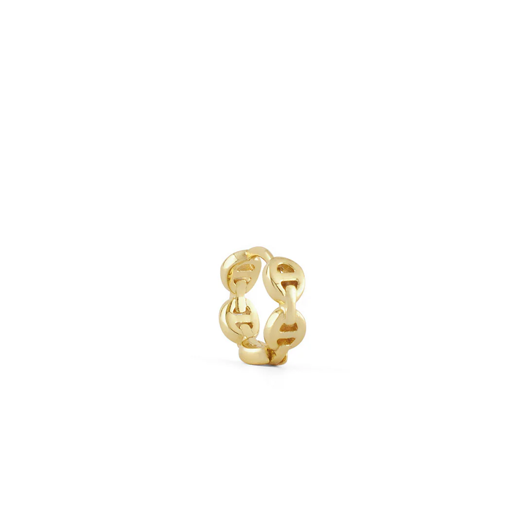 Gold Wanted Hoop Earring - Image 4