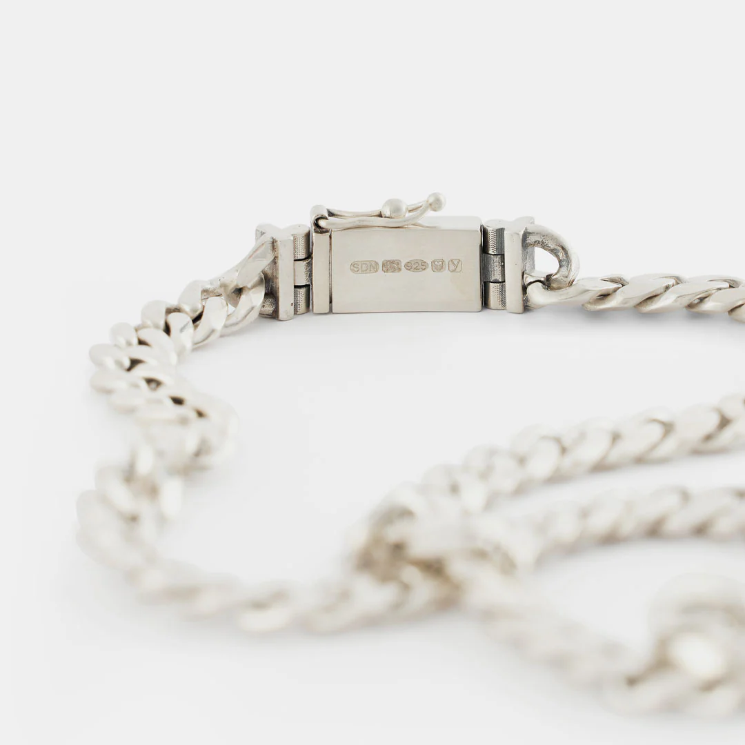 Silver 10mm Curb Chain - Image 4