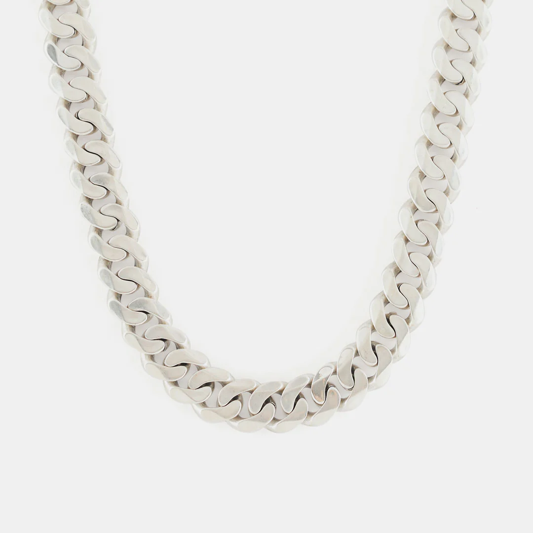 Silver 12mm Curb Chain - Image 3