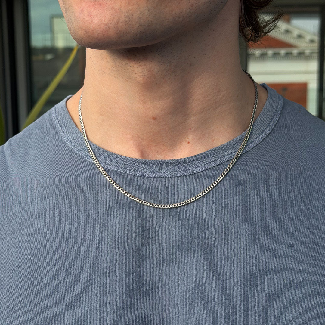 Silver 3mm Curb Chain - Image 6