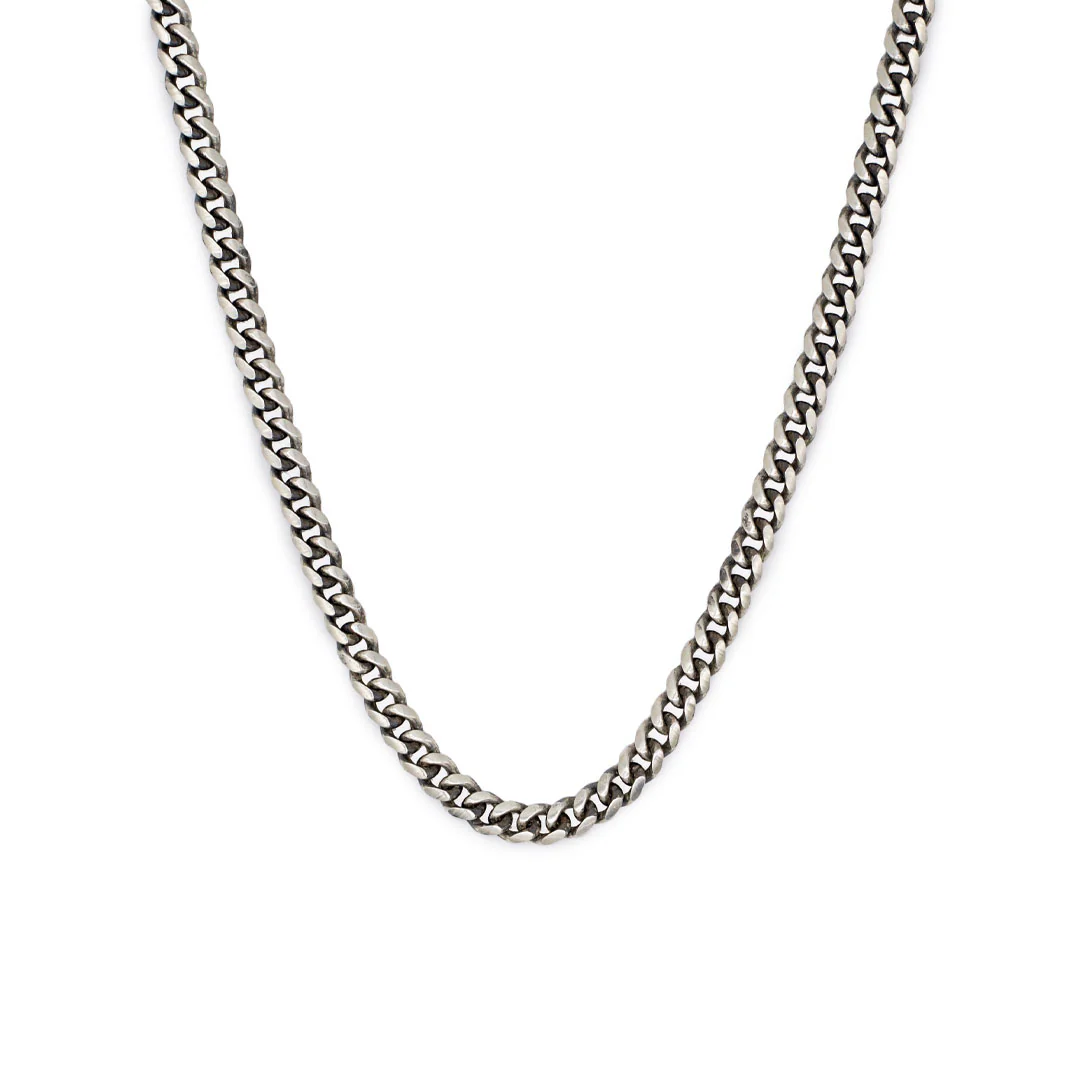 Silver 4mm Curb Chain - Image 3