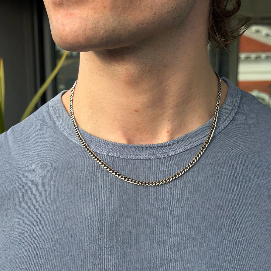 Silver 4mm Curb Chain - Image 6