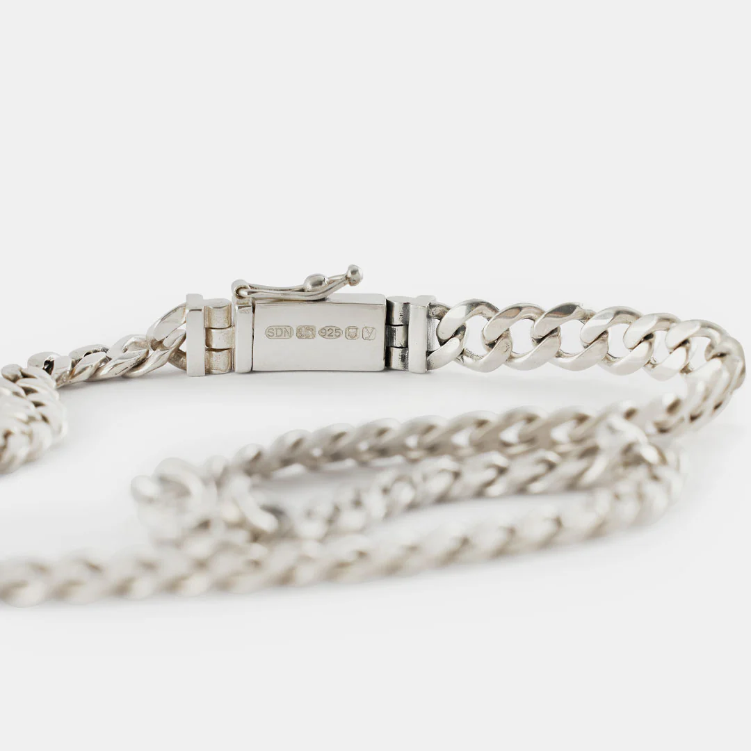 Silver 8mm Curb Chain - Image 4