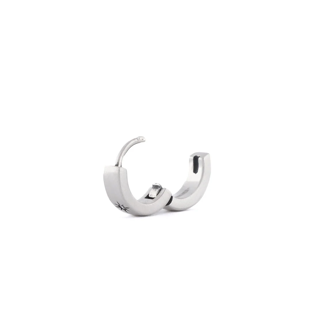 Silver Asteria Hoop Earring - Image 4