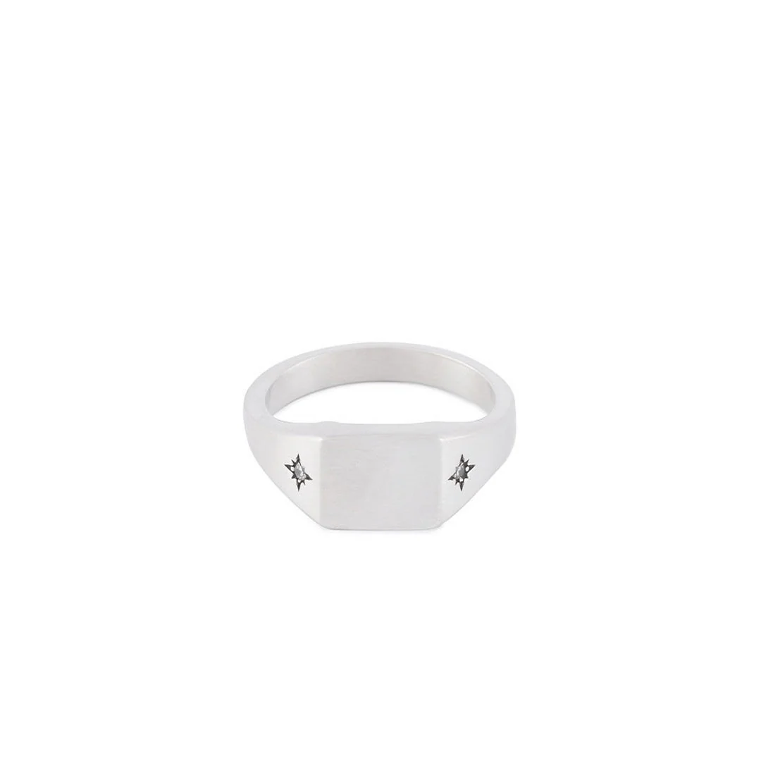 Silver Asteria Ring