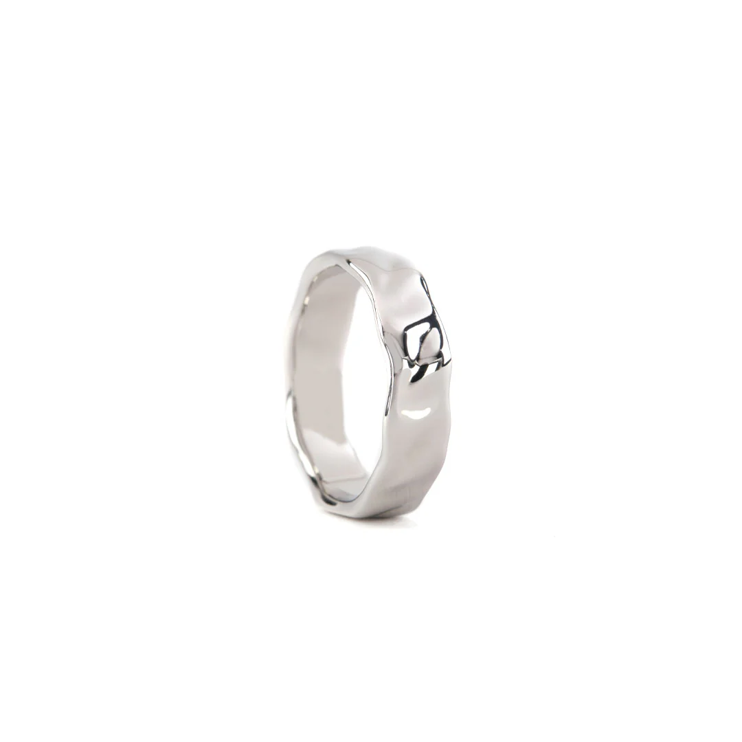 Silver Attrition Ring - Image 4