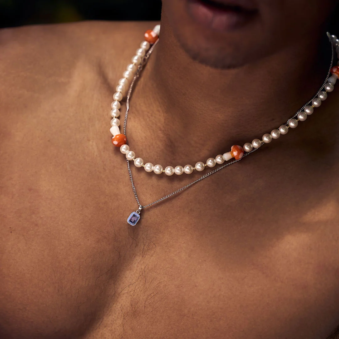 Silver Purple Blush Necklace - Image 6