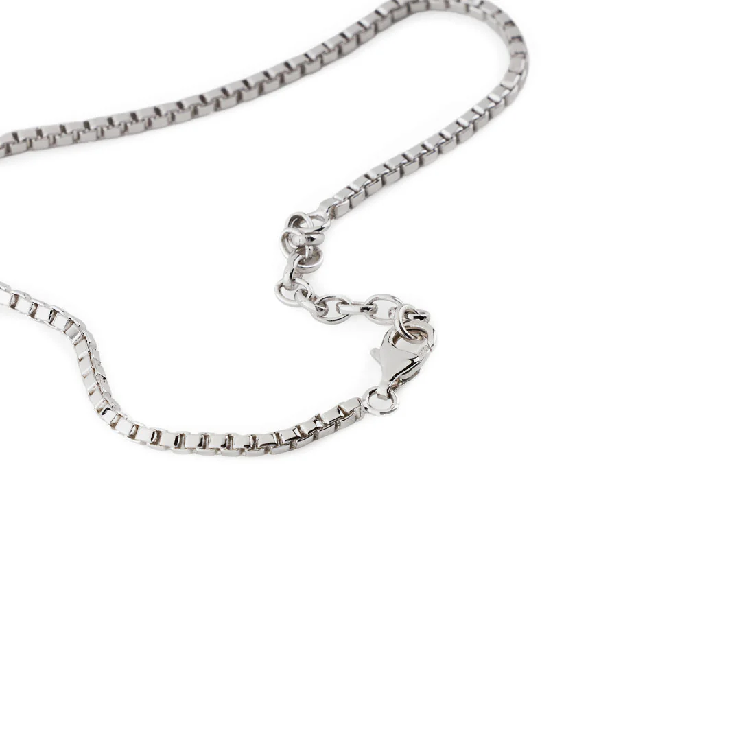 Silver Box Chain Bracelet - Image 6
