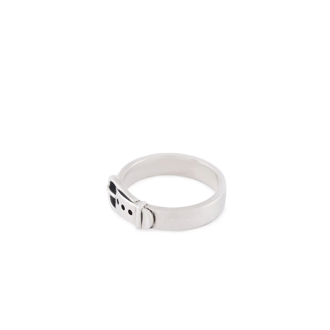 Silver Buckle Ring - Image 4