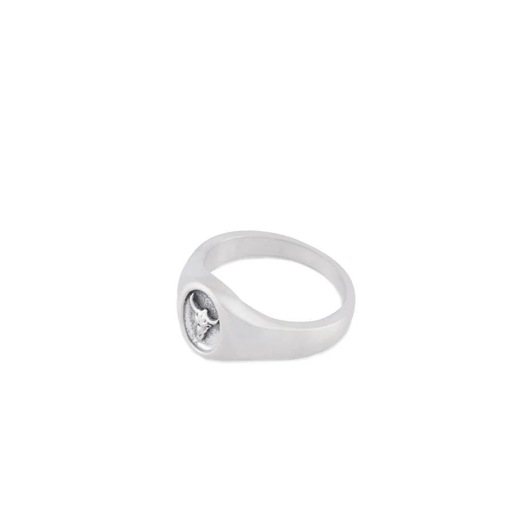 Silver Bull Ring - Image 2