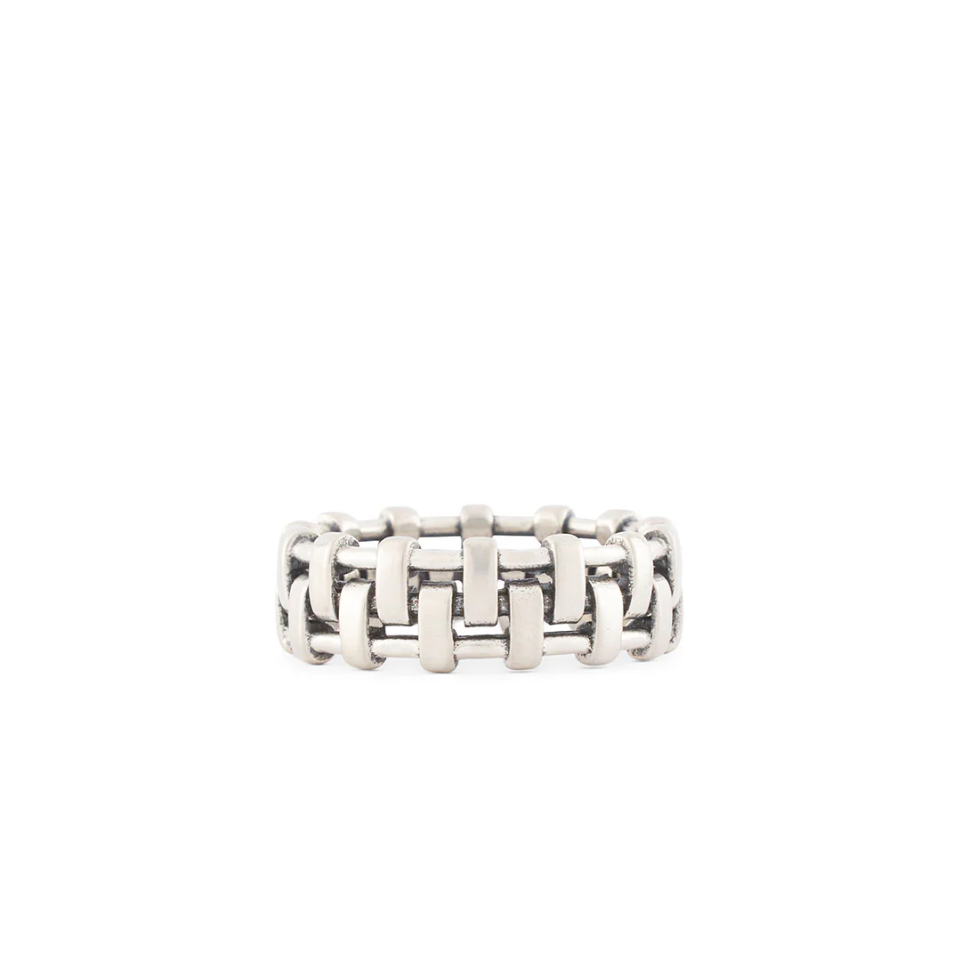 Silver Cage Ring - Image 3