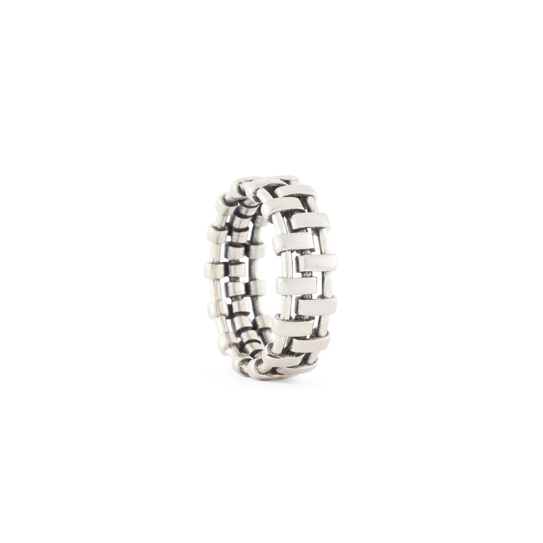 Silver Cage Ring - Image 4