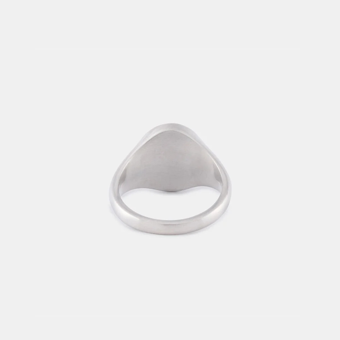 Silver Cherub Cameo Ring - Image 5