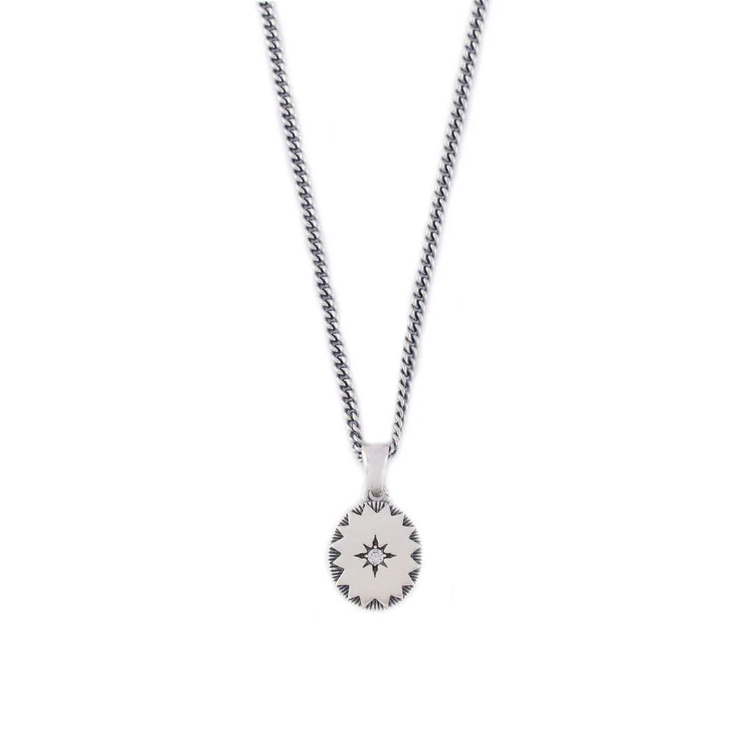 Silver Chrysler Necklace