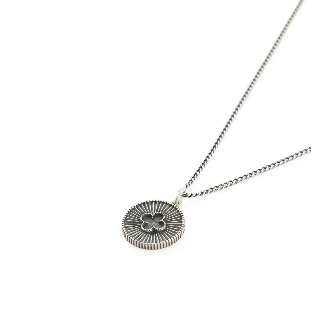 Silver Clover Necklace - Image 4