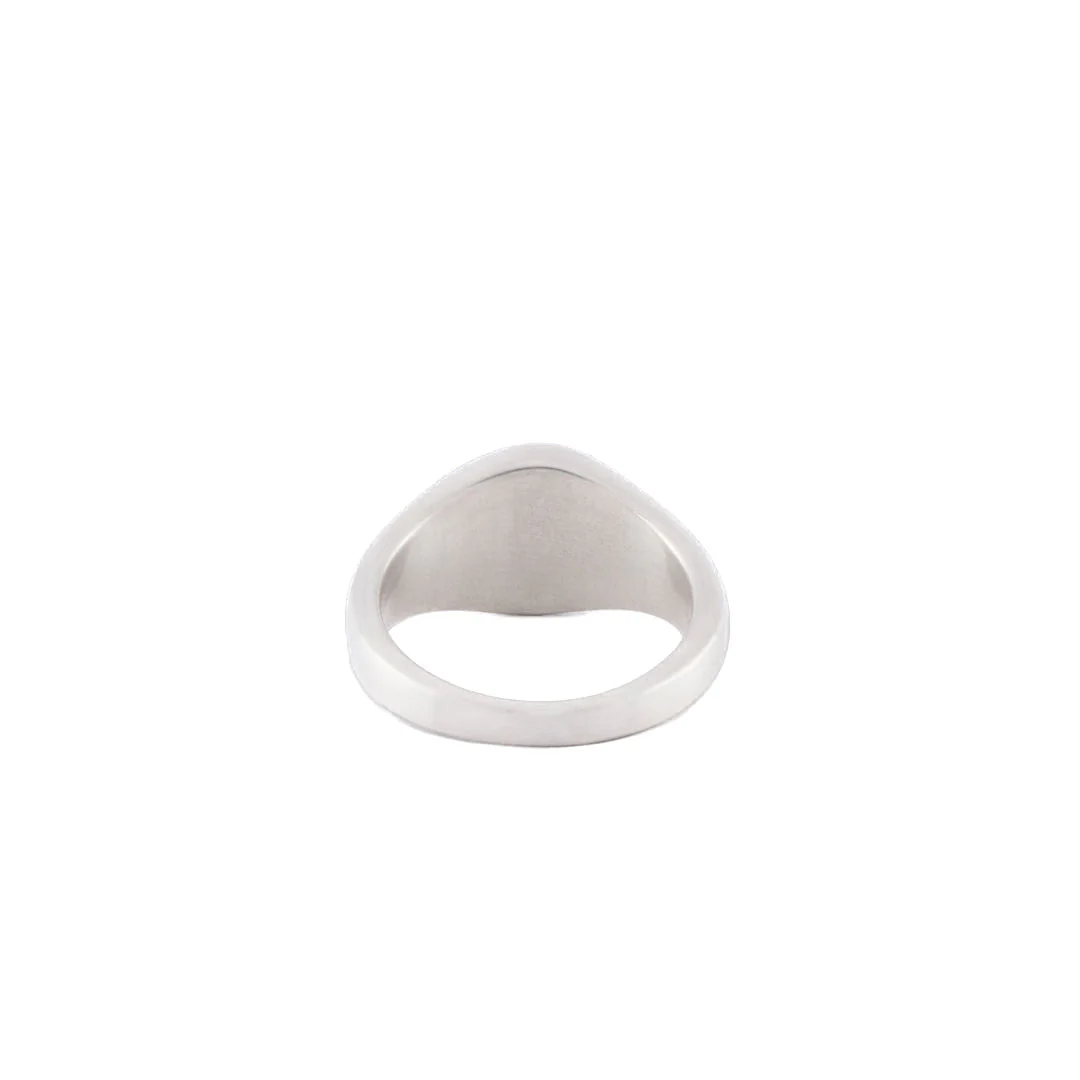 Silver Cross Signet Ring - Image 5