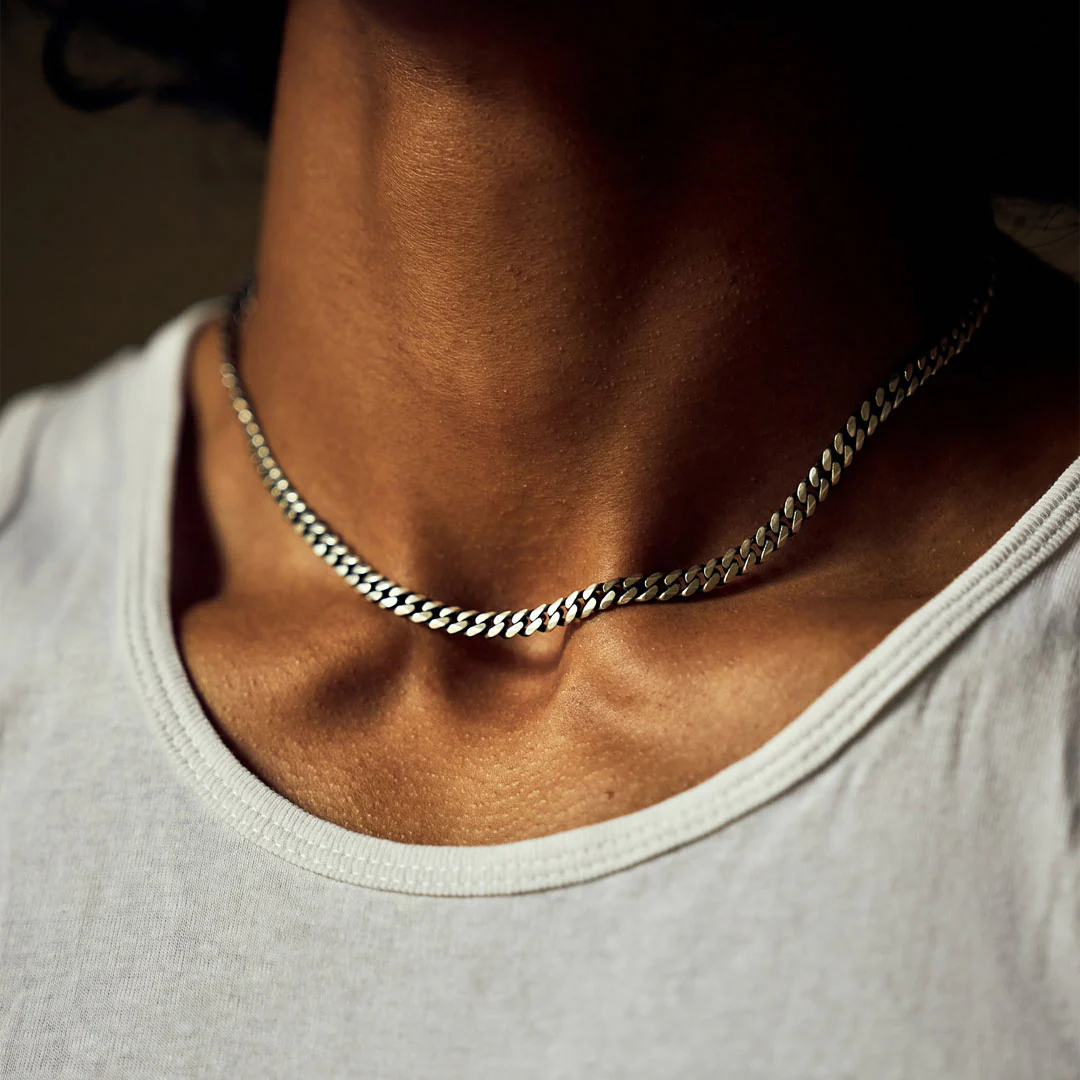 Silver 5mm Curb Chain - Image 6