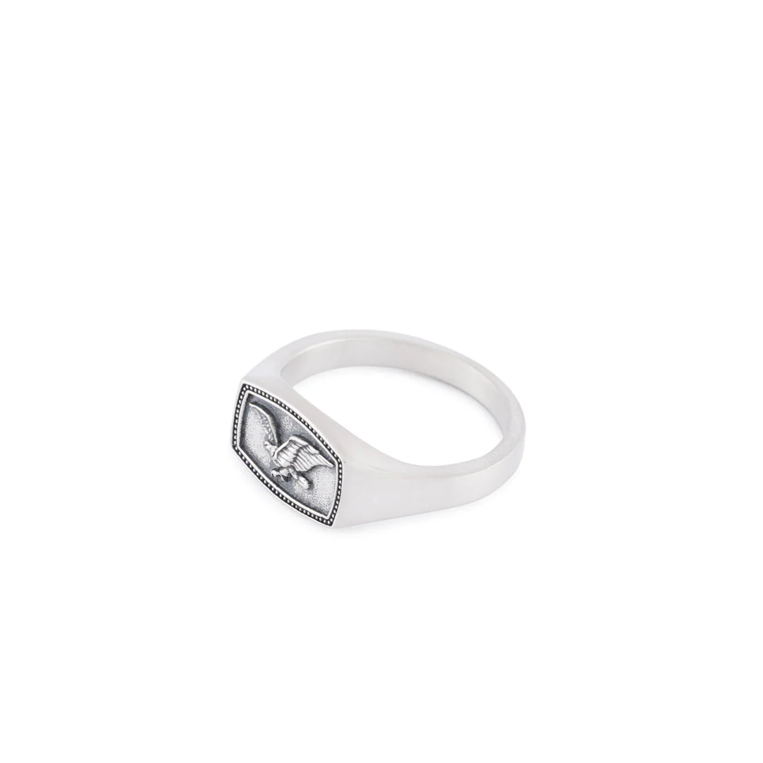 Silver Eagle Ring - Image 4
