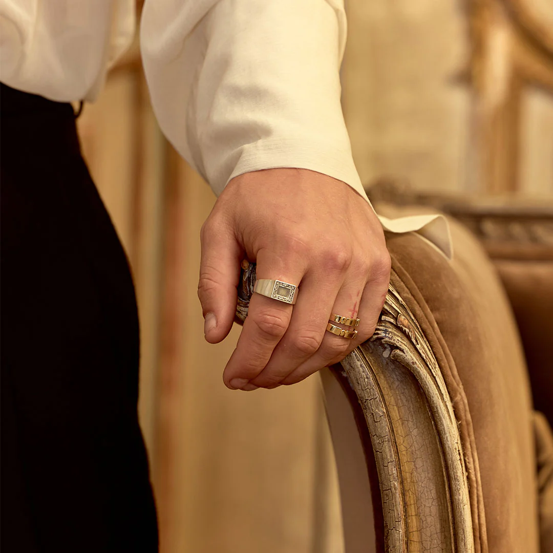 Silver Frame Ring - Image 6
