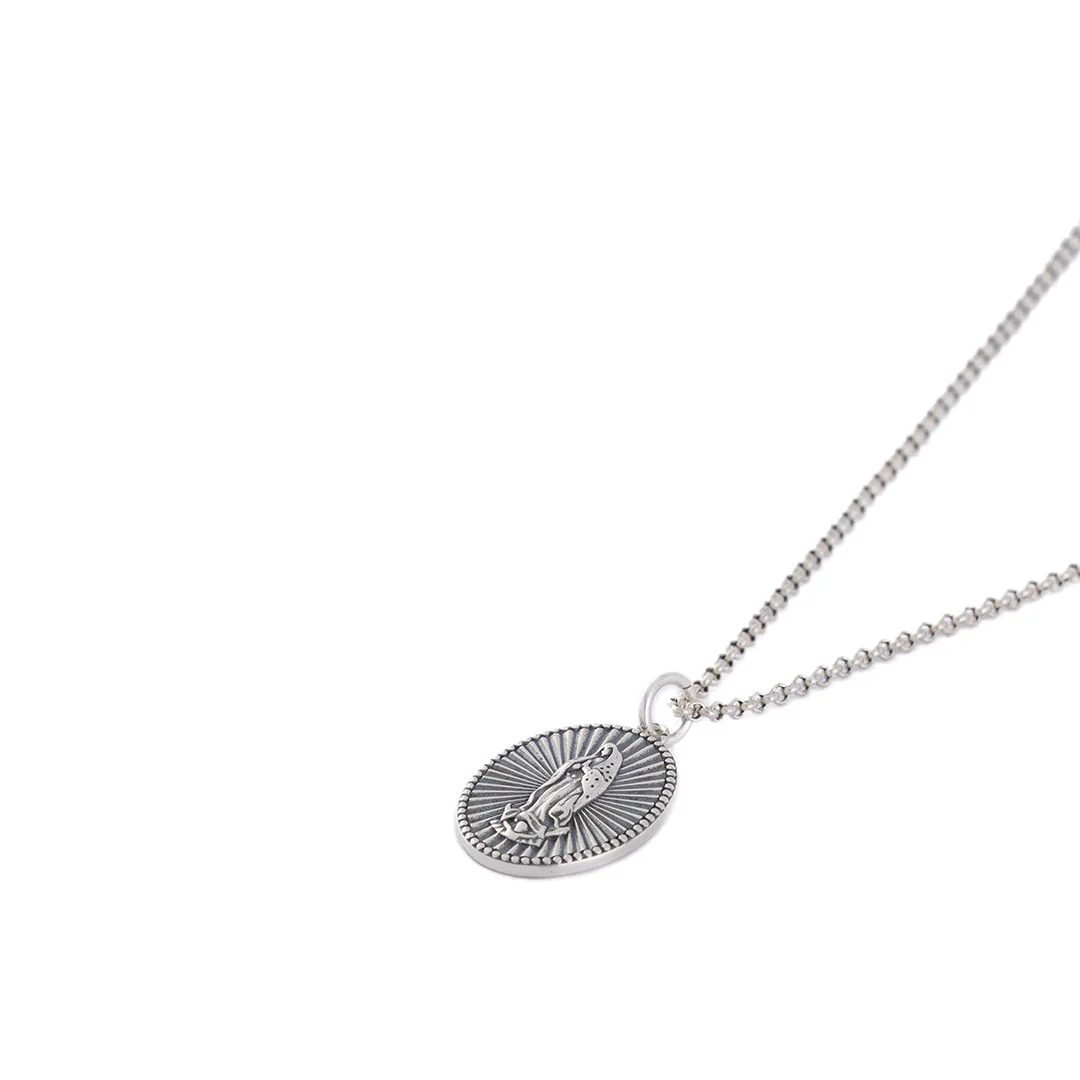 Silver Guadalupe Necklace - Image 4