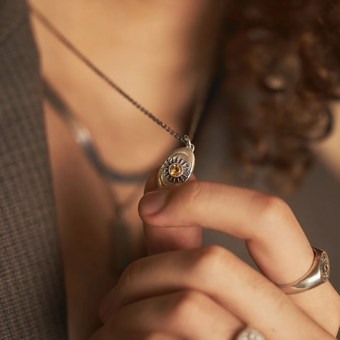 Silver Helios Necklace - Image 6