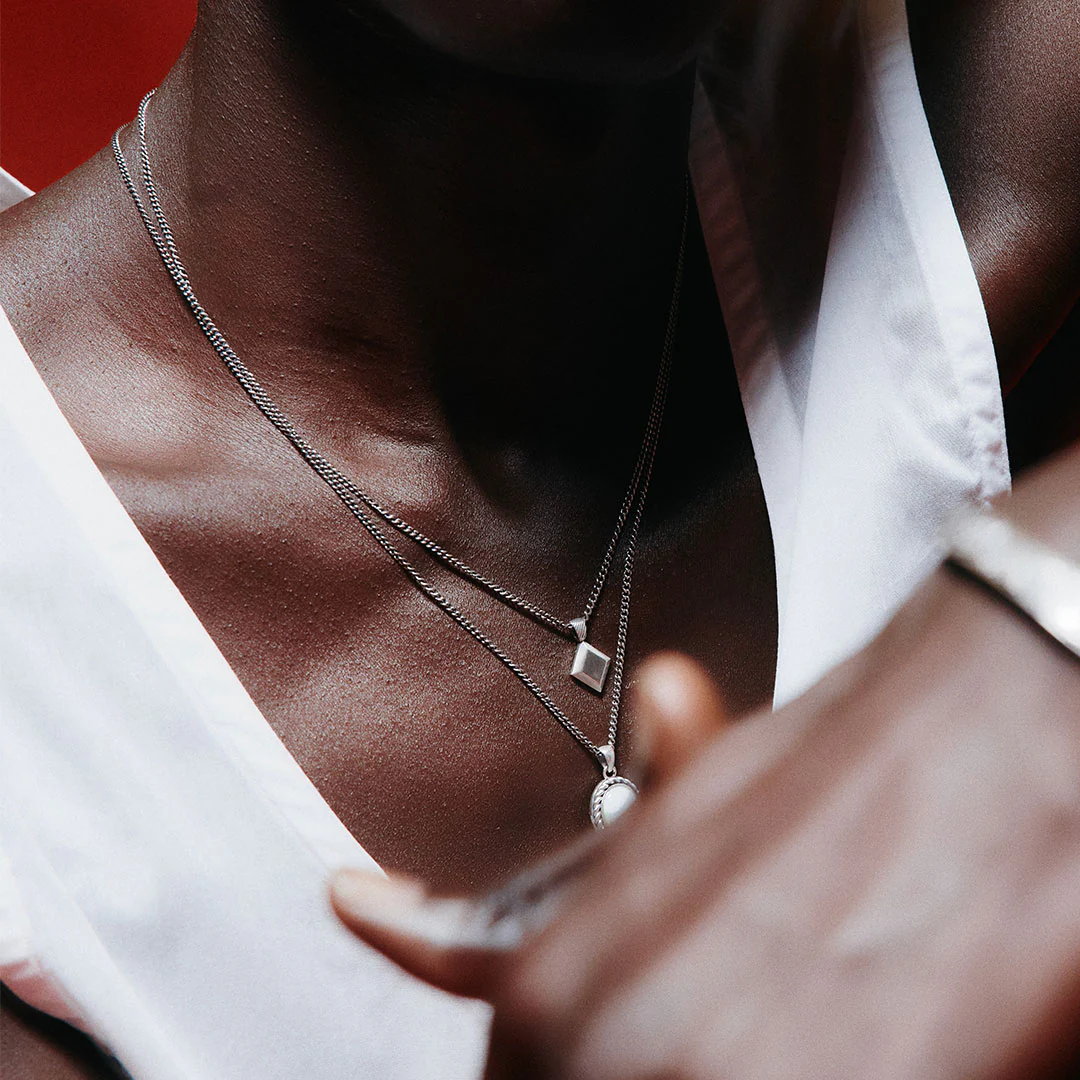 Silver Jewel Necklace - Image 6