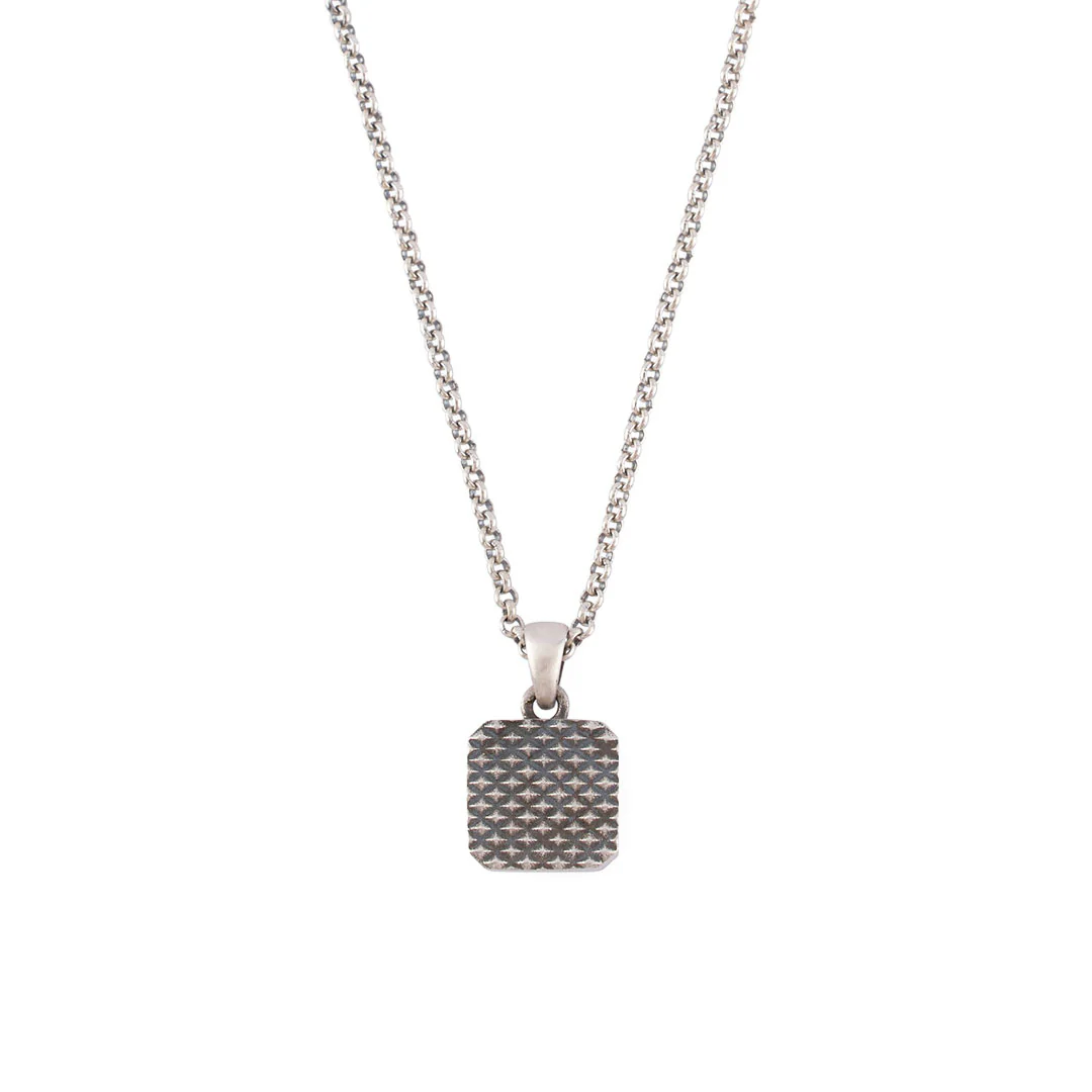Silver Onyx Armour Necklace - Image 2