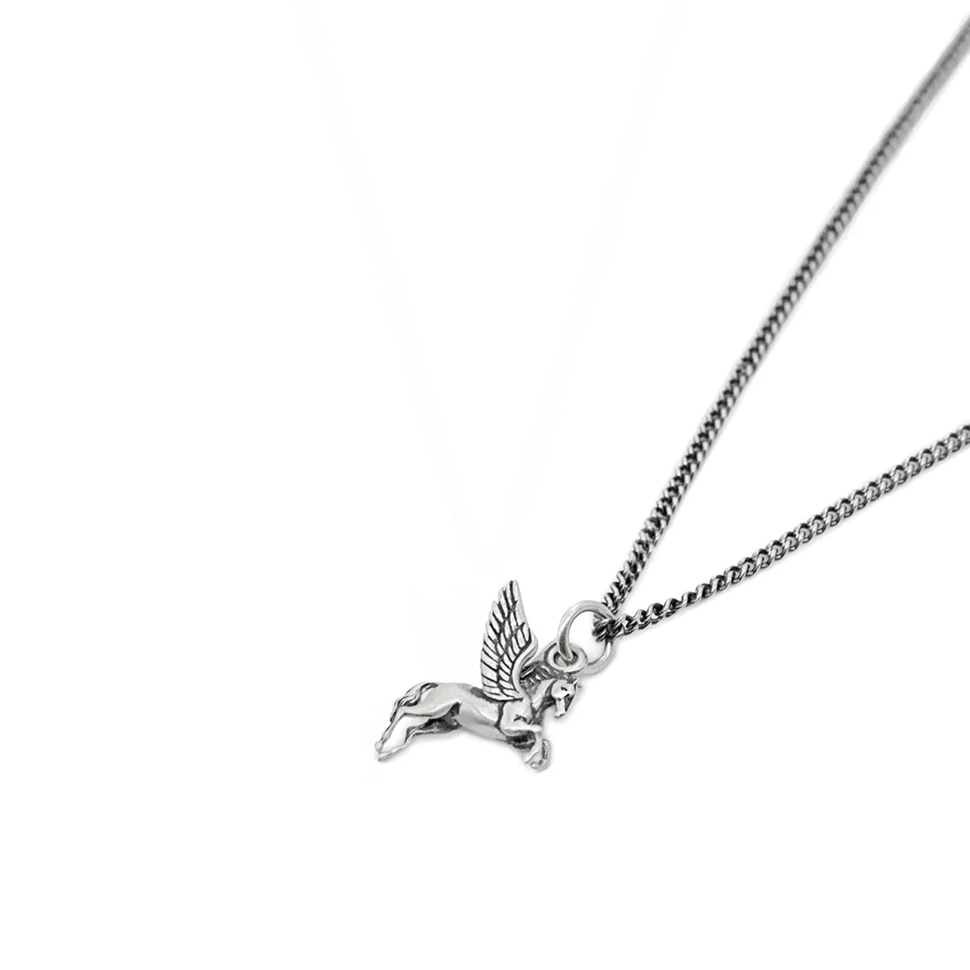Silver Pegasus Necklace - Image 4