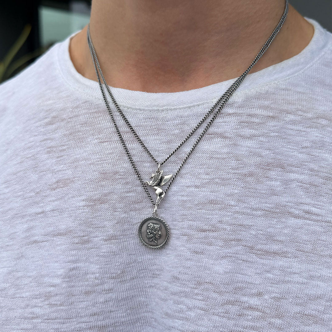 Silver Pegasus Necklace - Image 6