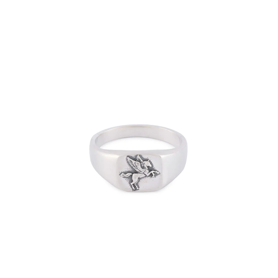 Silver Pegasus Ring - Image 3