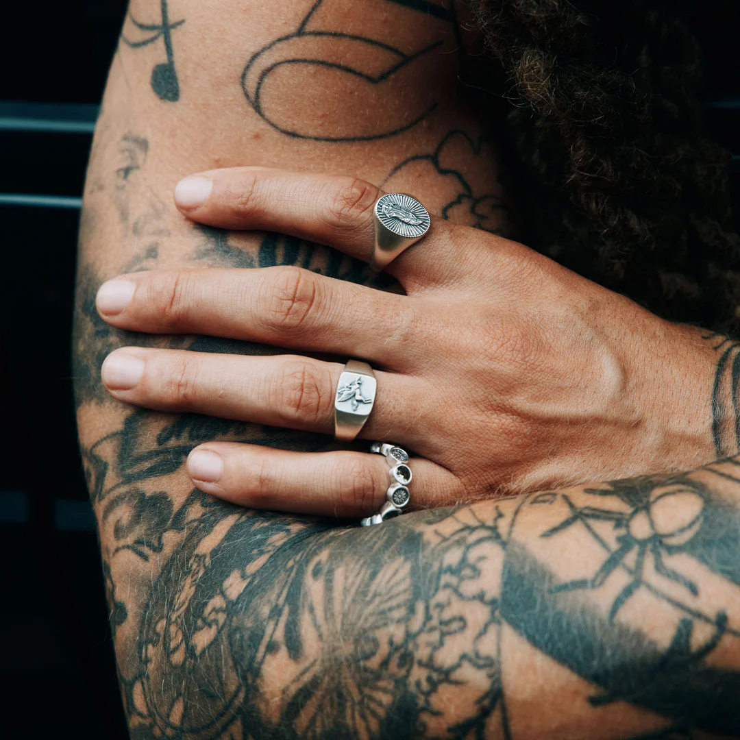 Silver Pegasus Ring - Image 7