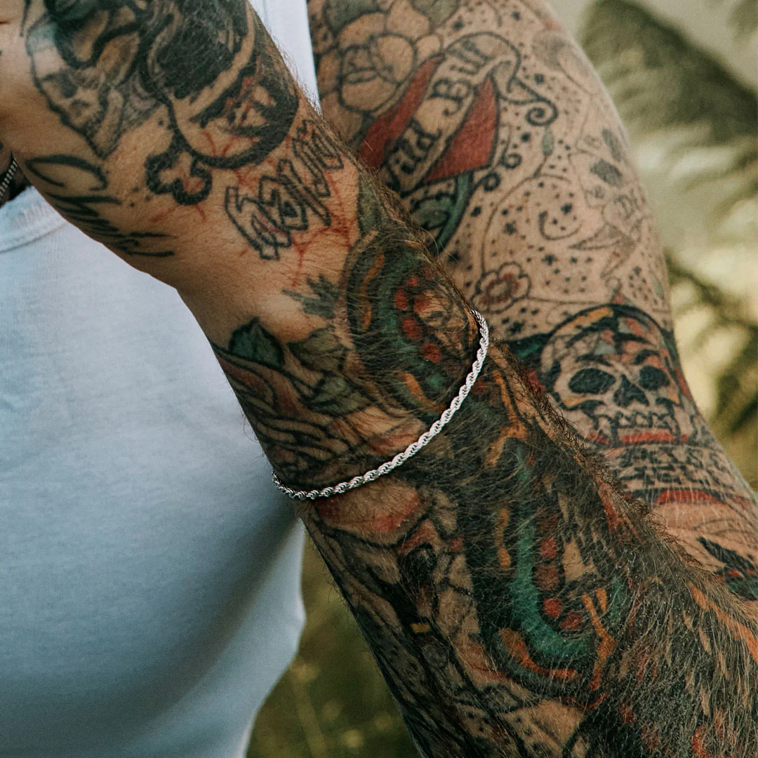 Silver Rope Bracelet - Image 6