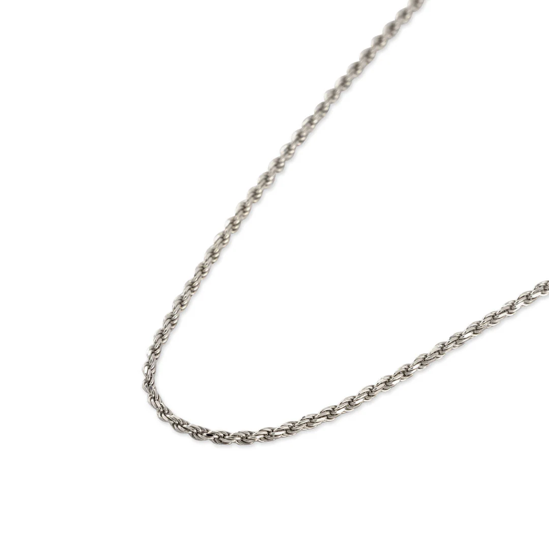 Silver Rope Necklace - Image 4