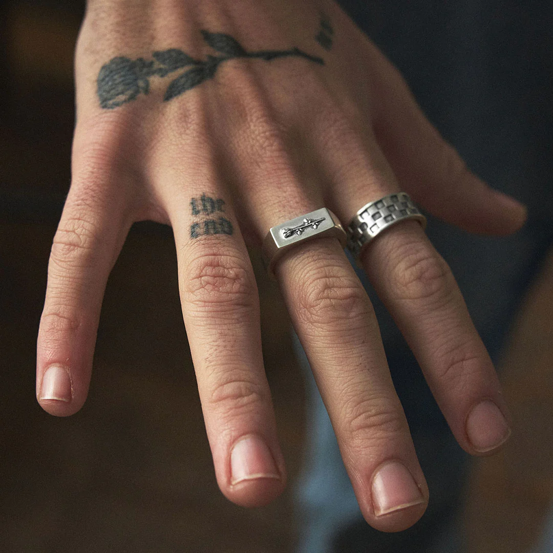 Silver Rose Ring - Image 5