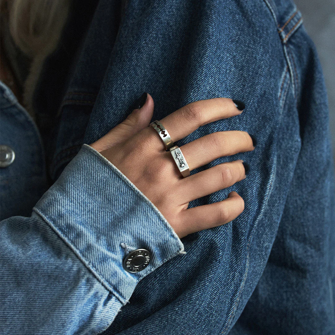 Silver Rose Ring - Image 6