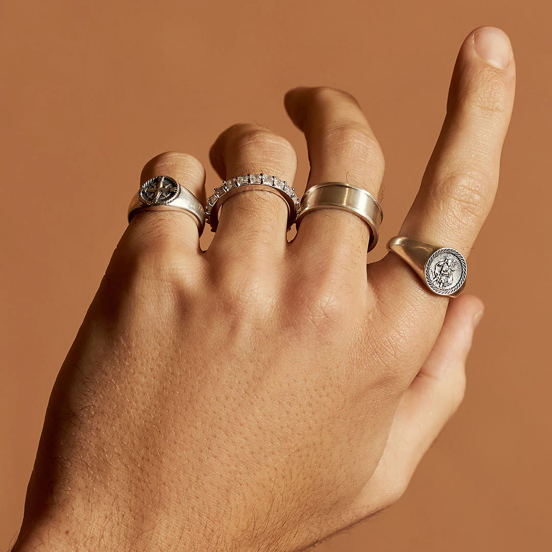 Silver St Christopher Ring - Image 7