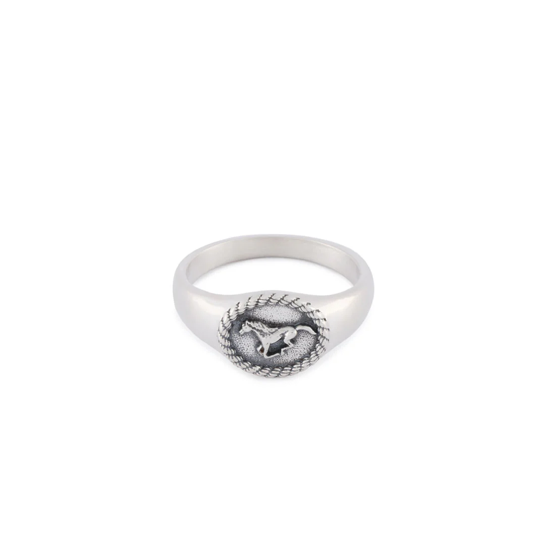 Silver Stallion Ring