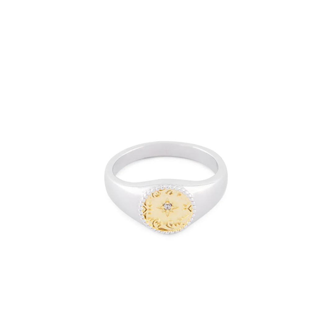 Silver Sundown Ring