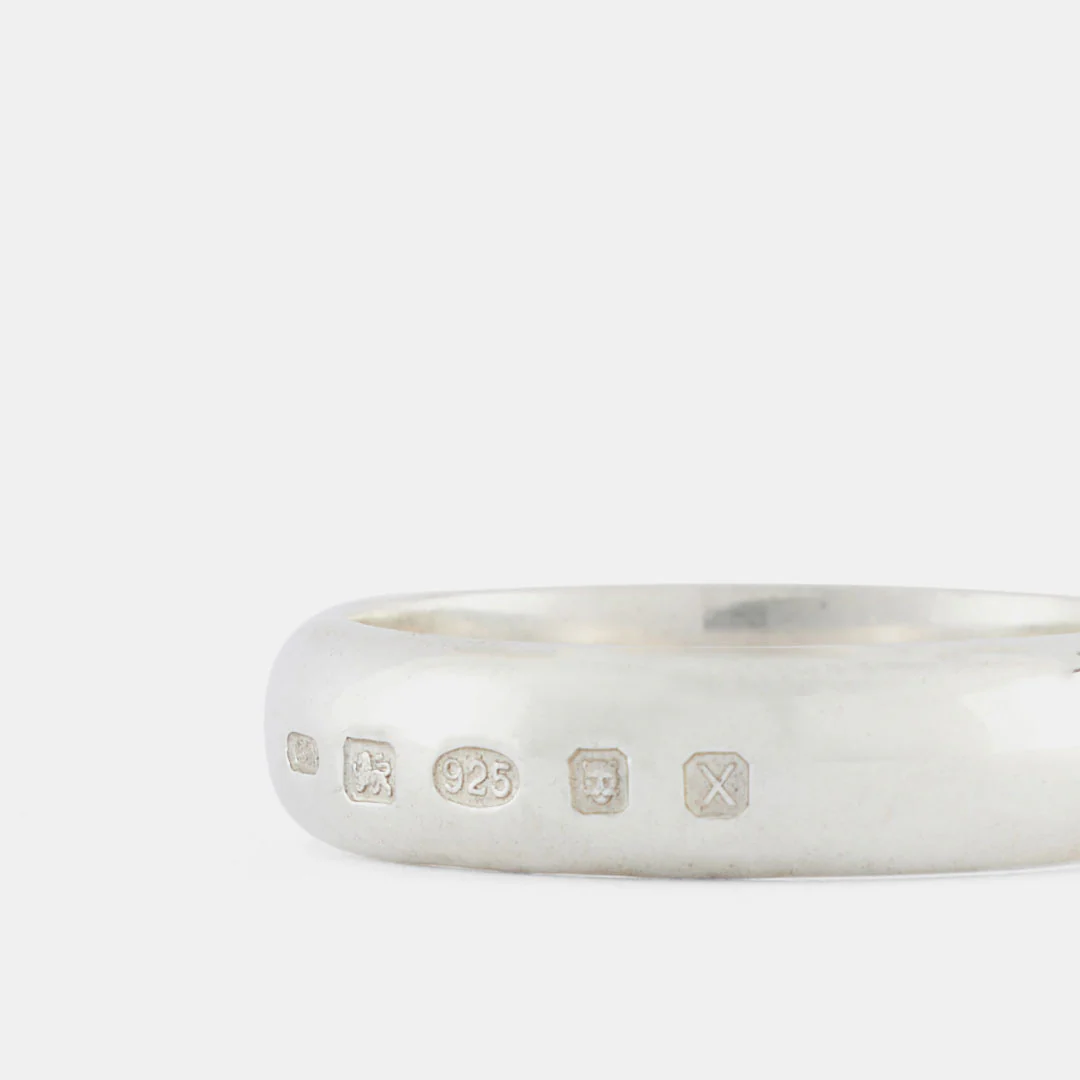 Silver Traditional Hallmark Ring - Image 6