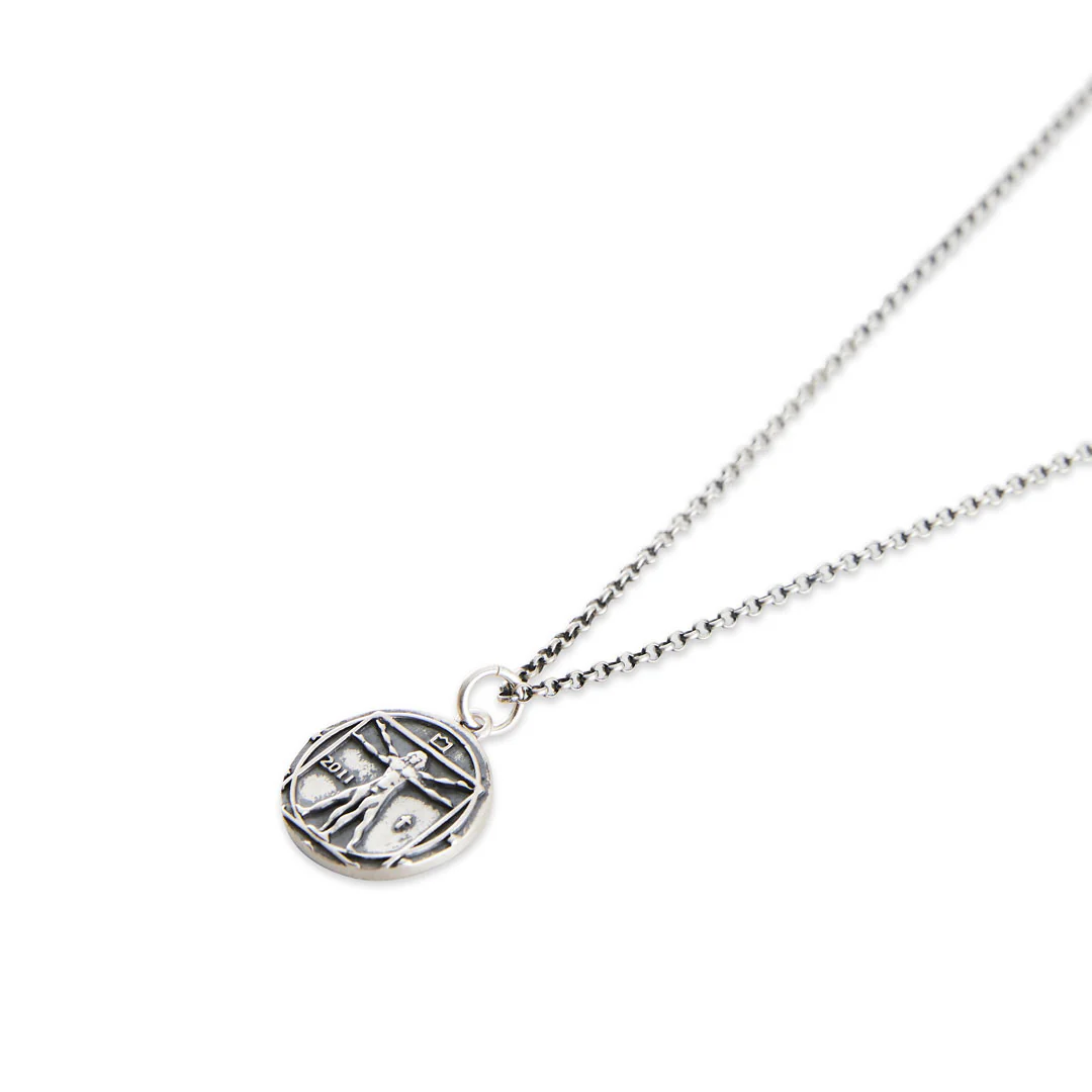 Silver Vitruvian Necklace - Image 4
